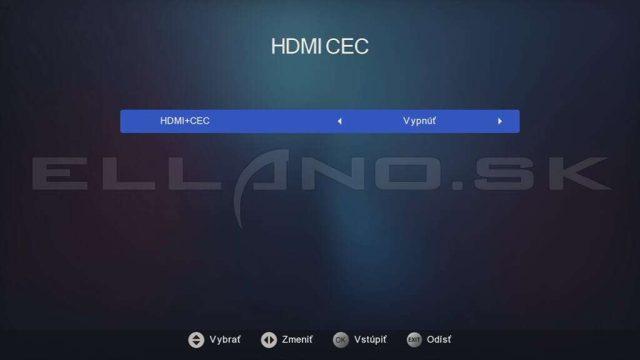 Návod na nastavenie funkcie HDMI-CEC na uClan D-BOX 4K CI+