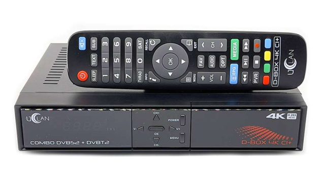 Obnova FW cez RS232 uClan 4K D-BOX